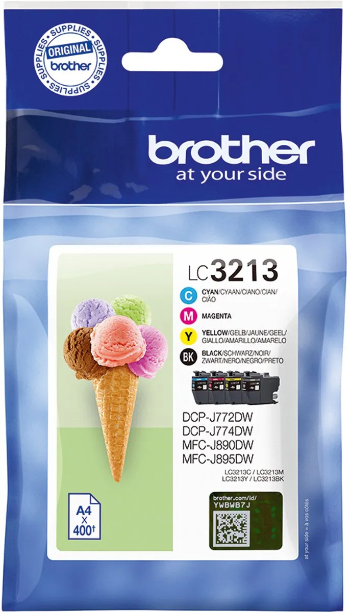 Brother LC-3213VAL Inktcartridge - Zwart/Cyaan/Magenta/Geel