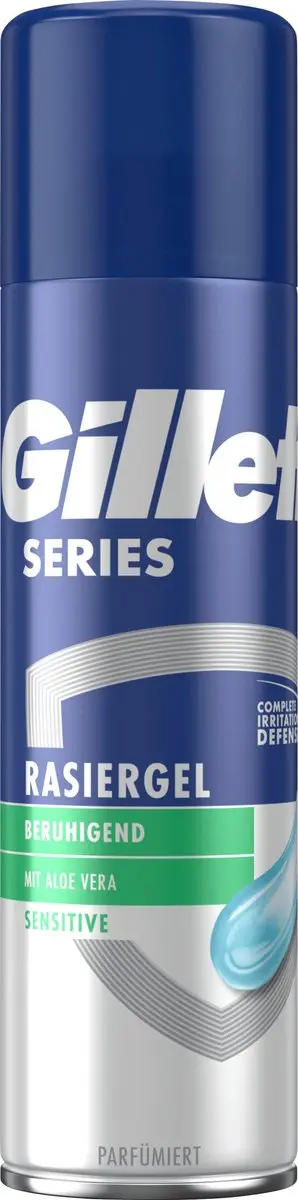 Gillette Series Sensitive Scheergel 200ml - Aloë Vera