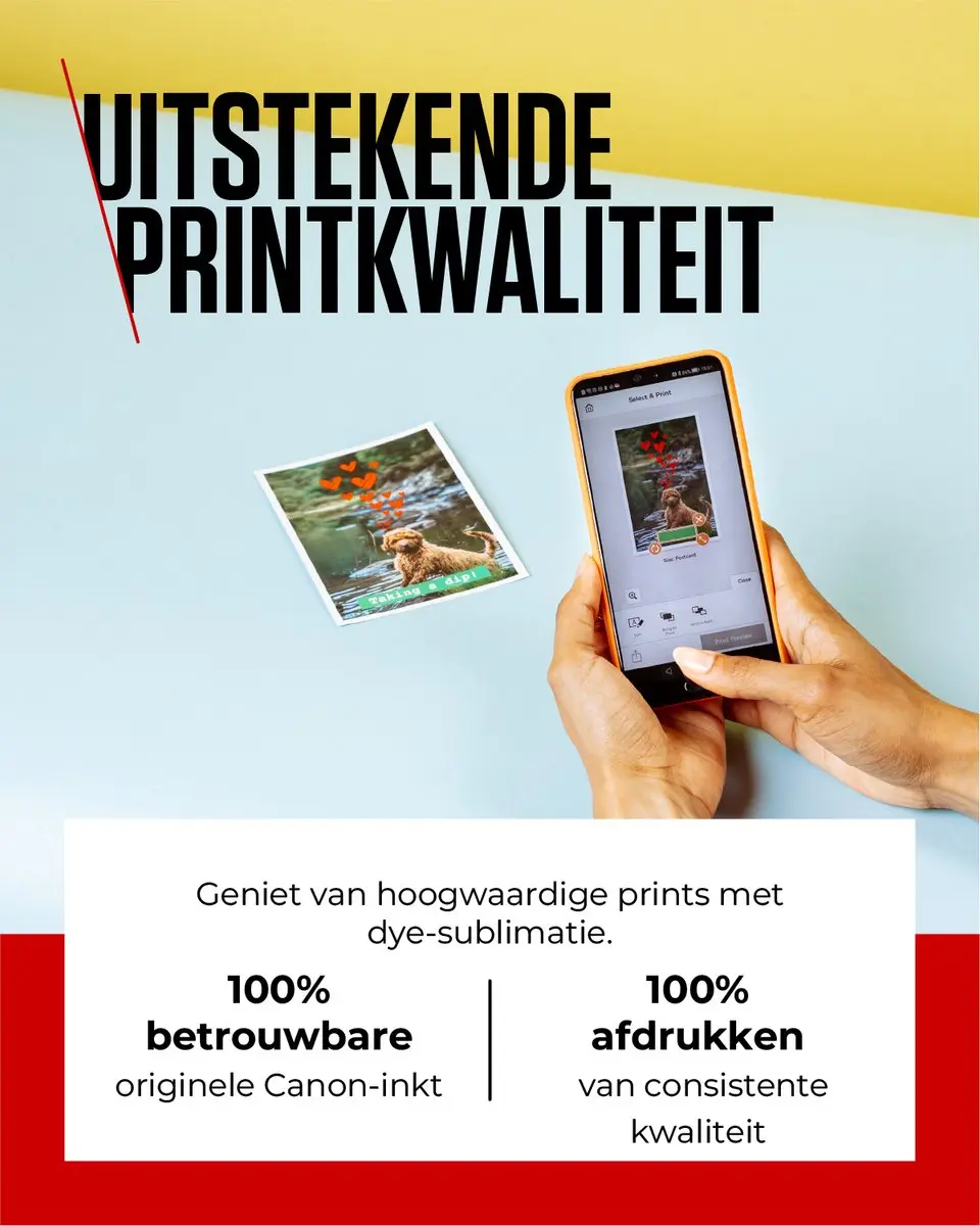Canon RP-108 Inkt/papierset - 108 Sheets 10x15cm - o.a. SELPHY CP1000/CP1200 - afbeelding 6 van 6