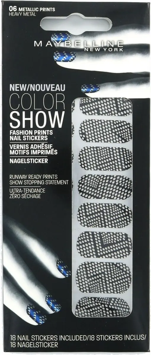 Maybelline Color Show Nagelstickers 06 Heavy Metal