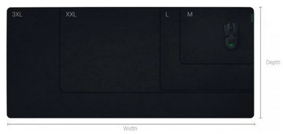 Razer Gigantus V2 3XL Muismat - Zwart