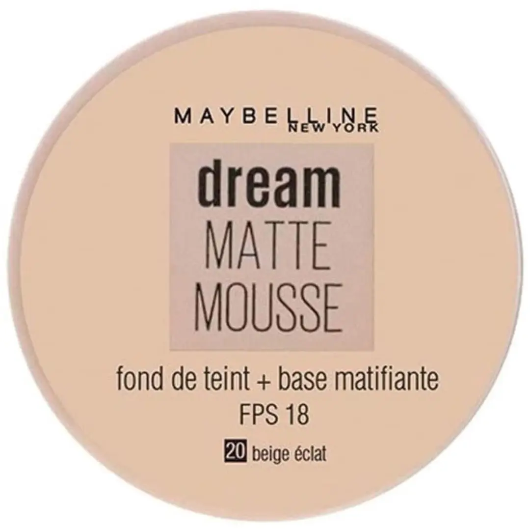 Maybelline Dream Mat Mousse Foundation 20 Beige Éclat - 18ml