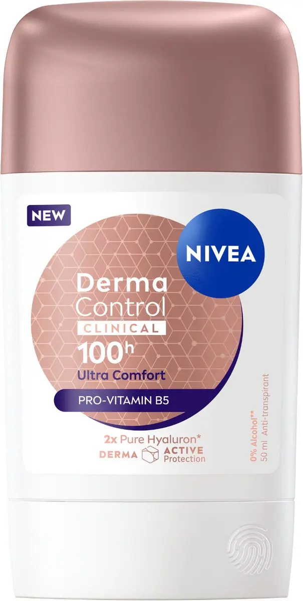 NIVEA Derma Control Clinical Ultra Comfort Deo Stick 250ml - 5x50ml