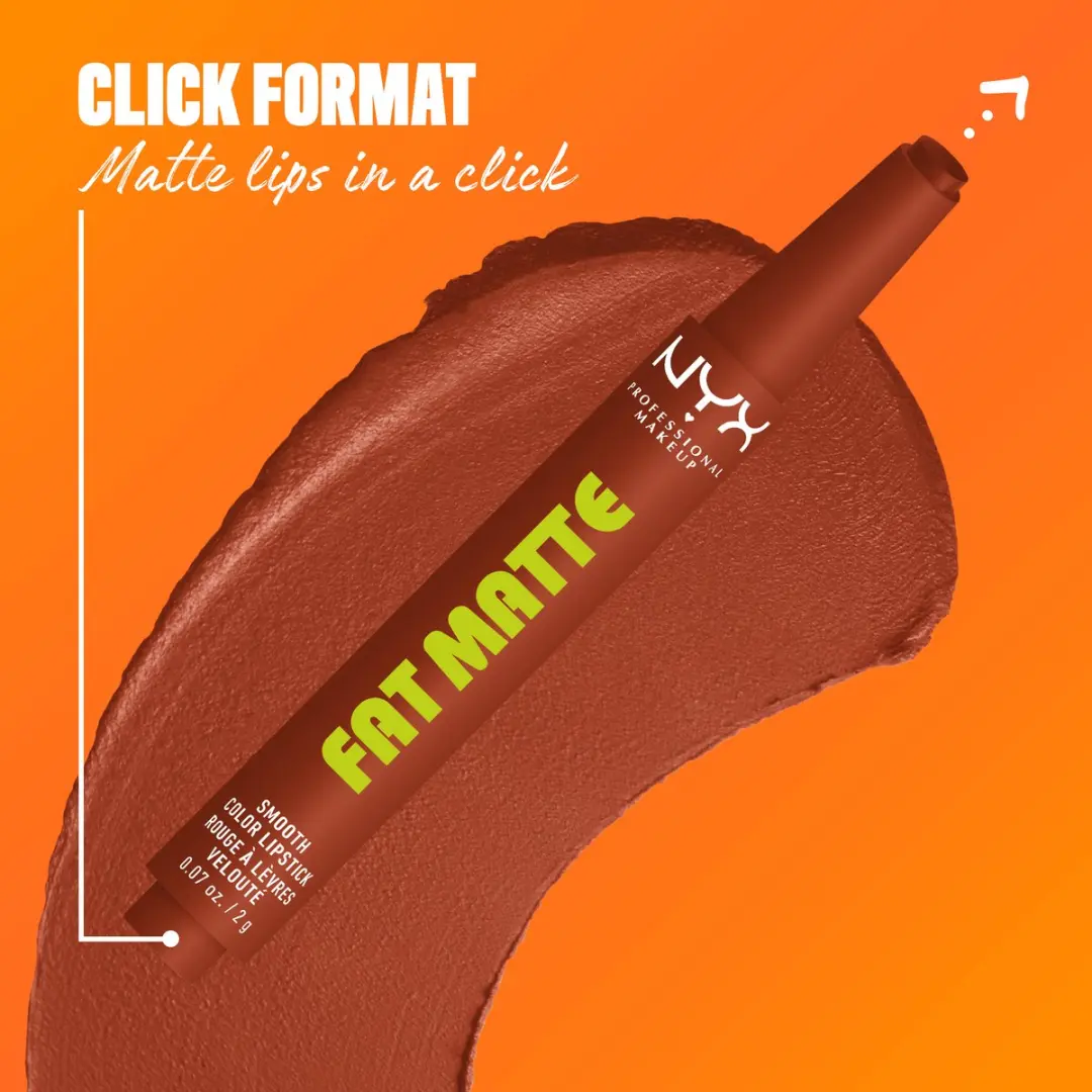 NYX Professional Makeup Fat Matte Lipstick Beary Nude - 3.5ml