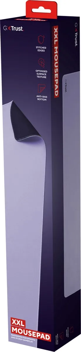 Trust GXT 759P XXL Gaming Muismat 900x400mm - Paars - afbeelding 6 van 6