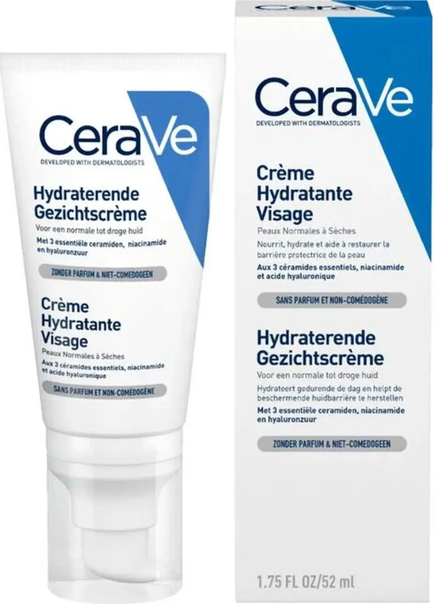 CeraVe Hydraterende Gezichtscrème 3x52ml