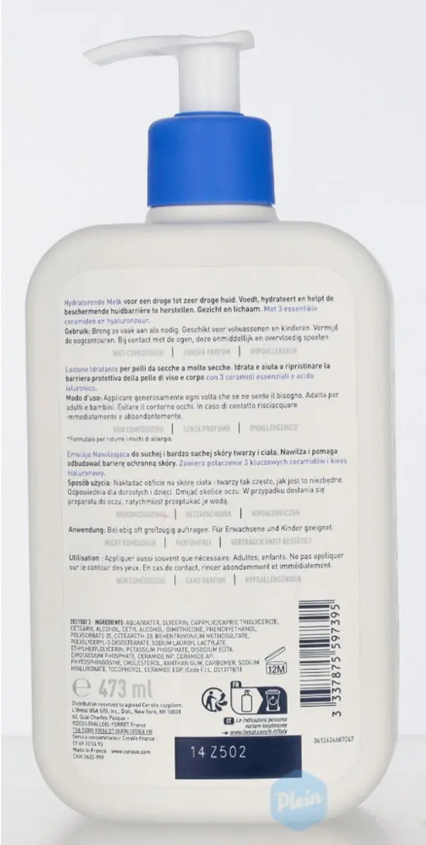 CeraVe Hydraterende Lotion - 3x473ml