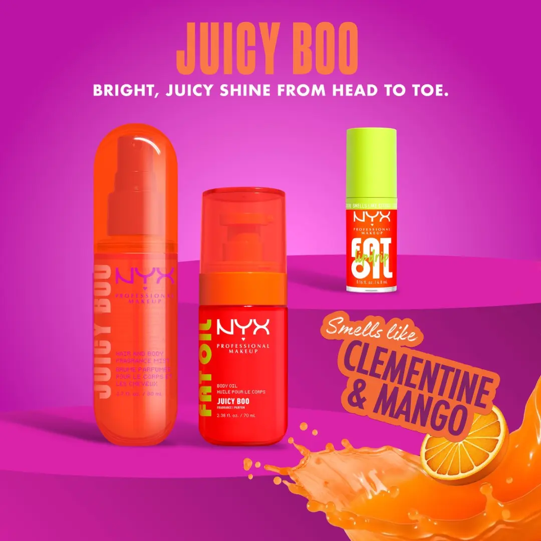 NYX Professional Makeup Juicy Boo Geurspray Haar & Lichaam 80ml