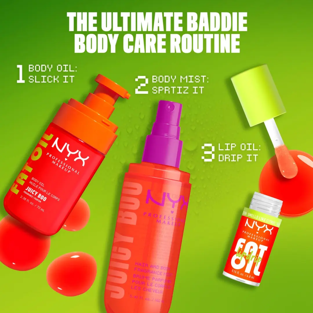 NYX Professional Makeup Juicy Boo Geurspray Haar & Lichaam 80ml
