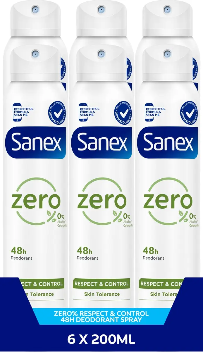Sanex Zero% Respect & Control Deo Spray 1200ml