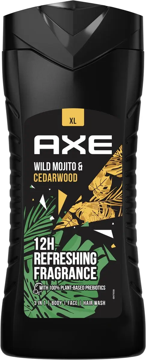 Axe Shower Gel Wild Mojito & Cedarwood 400ml - 6x2400ml