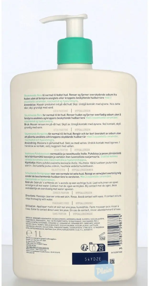 CeraVe Foaming Cleanser 3x1000ml