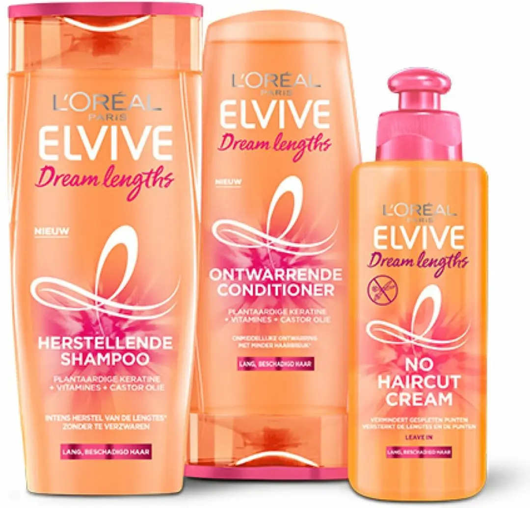 L'Oréal Elvive Dream Lengths No Haircut Cream - 3x200ml