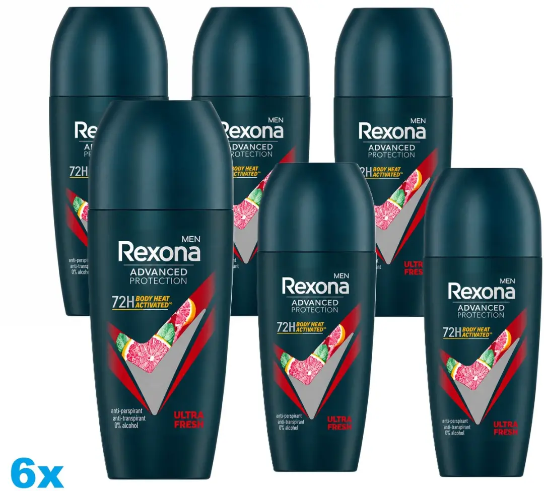 Rexona Men Ultra Fresh Deodorant Roller 6x50ml
