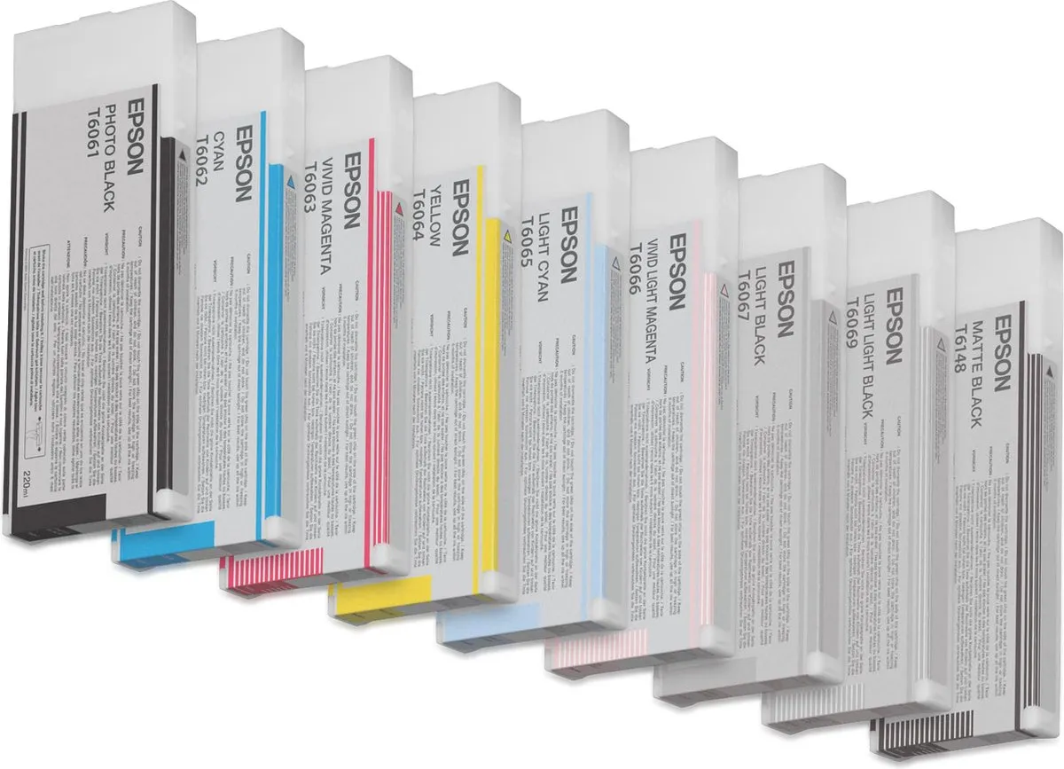 Epson T6065 Cyaan Inktcartridge 220ml