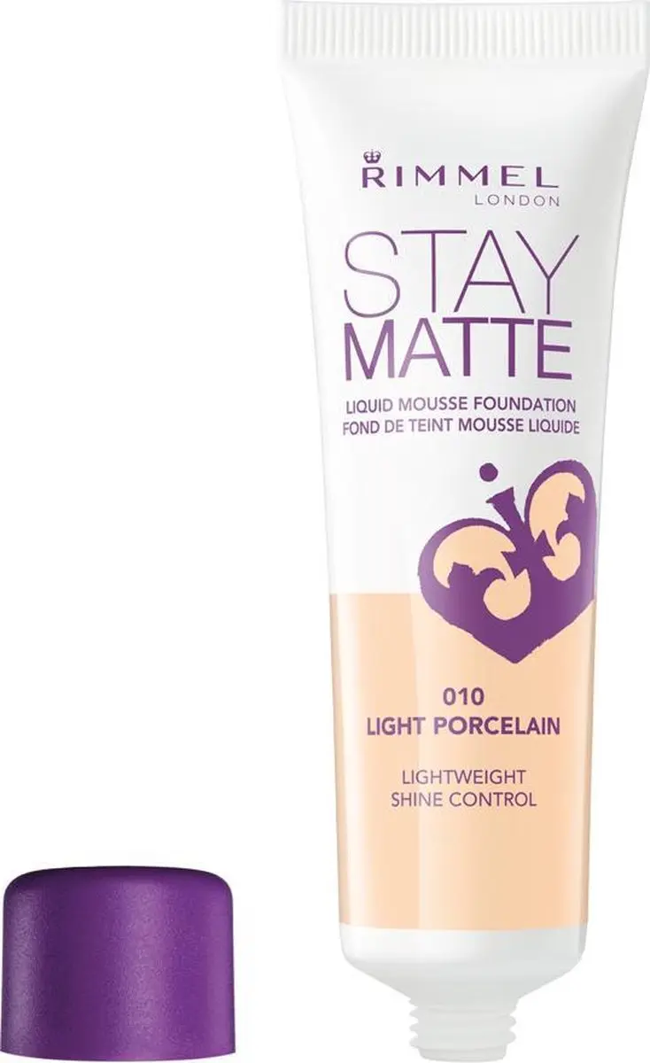 Rimmel London Stay Matte Liquid Foundation 010 Porcelain - 30ml