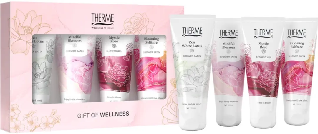 Therme Shower Favorites Gift Set - 4x Douchegel 75ml - afbeelding 6 van 6