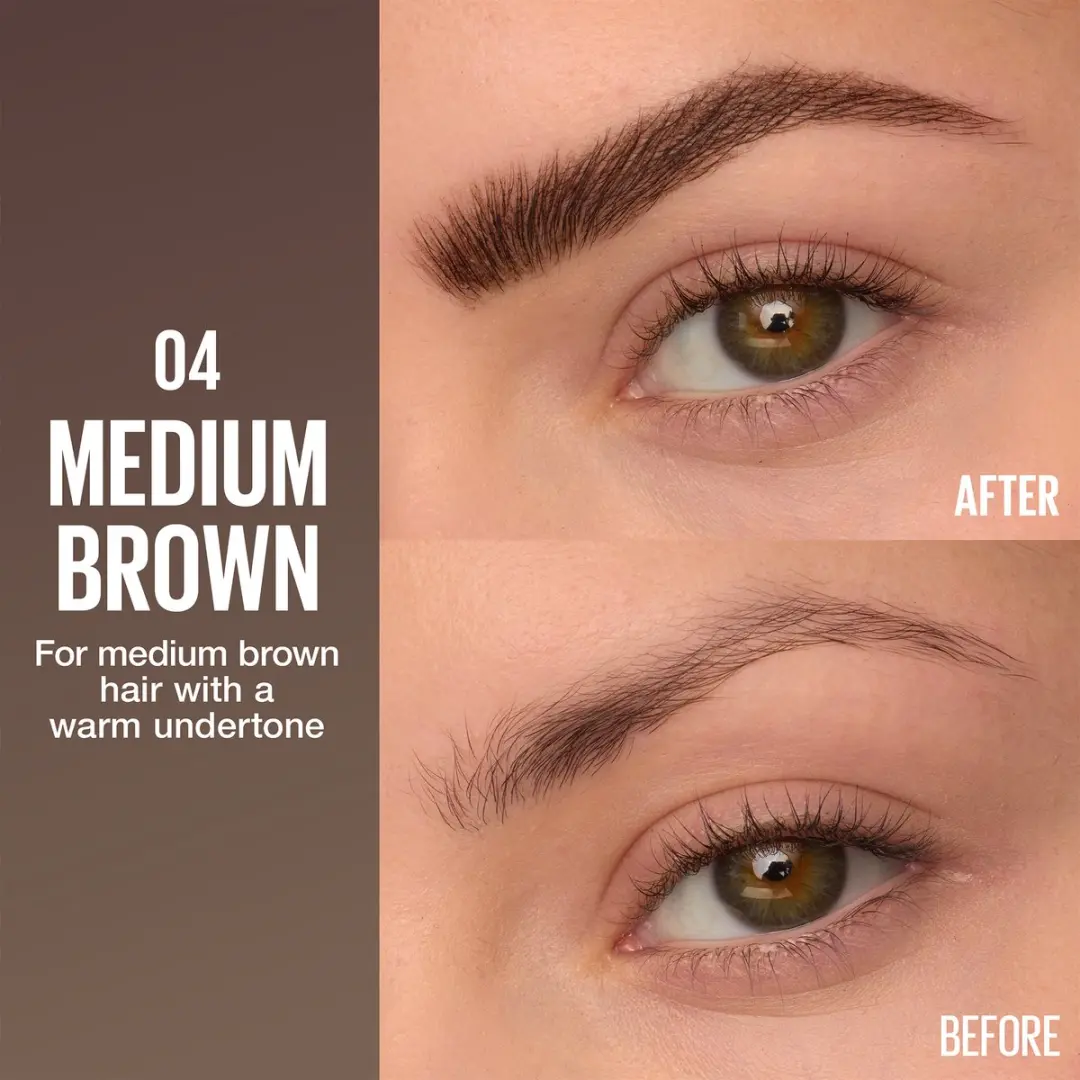 Maybelline New York Wenkbrauw Multiplier 4 Medium Brown - 16g