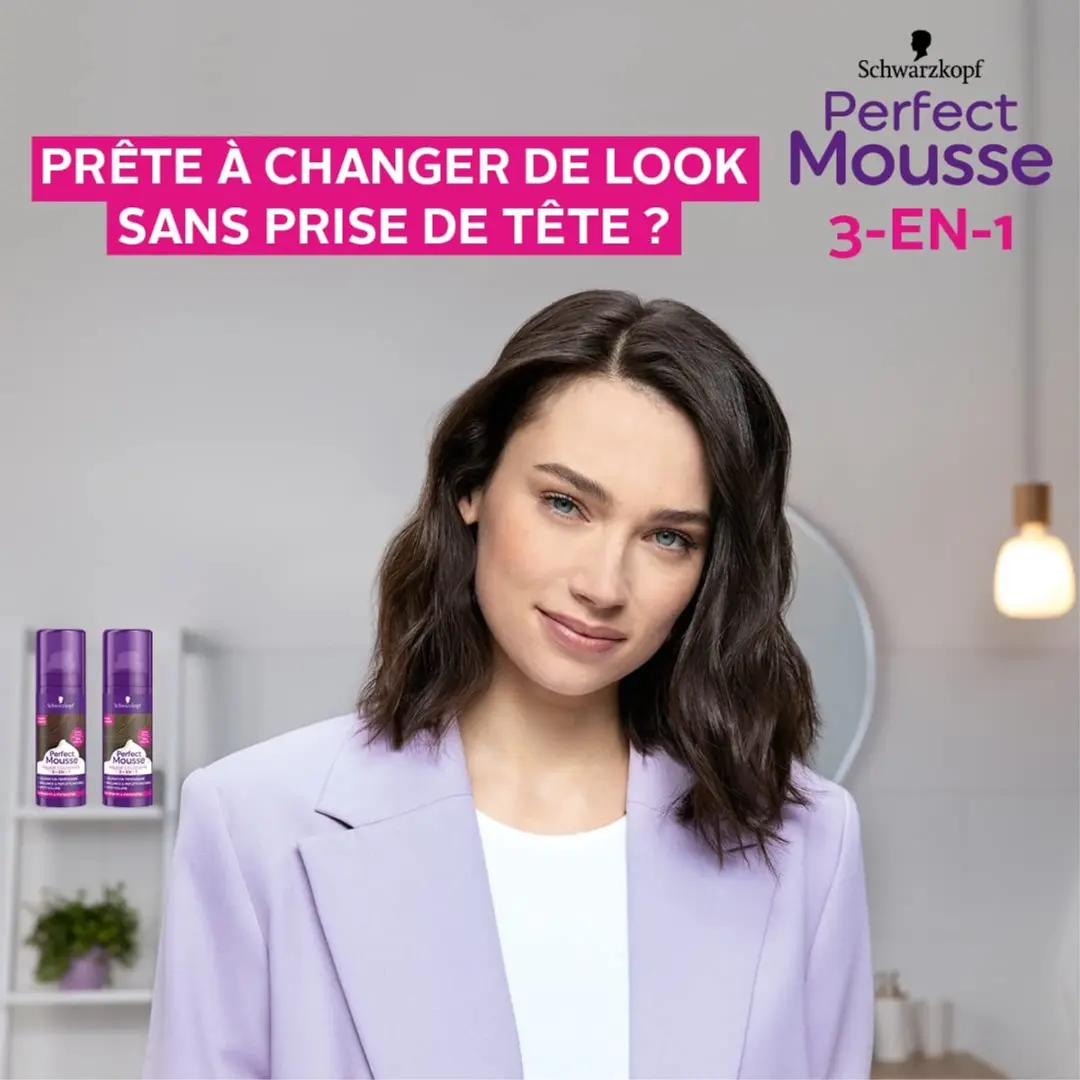 Schwarzkopf Perfect Mousse Kastanjebruin 120ml - 2 Stuks