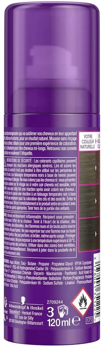 Schwarzkopf Perfect Mousse Kastanjebruin 120ml - 2 Stuks