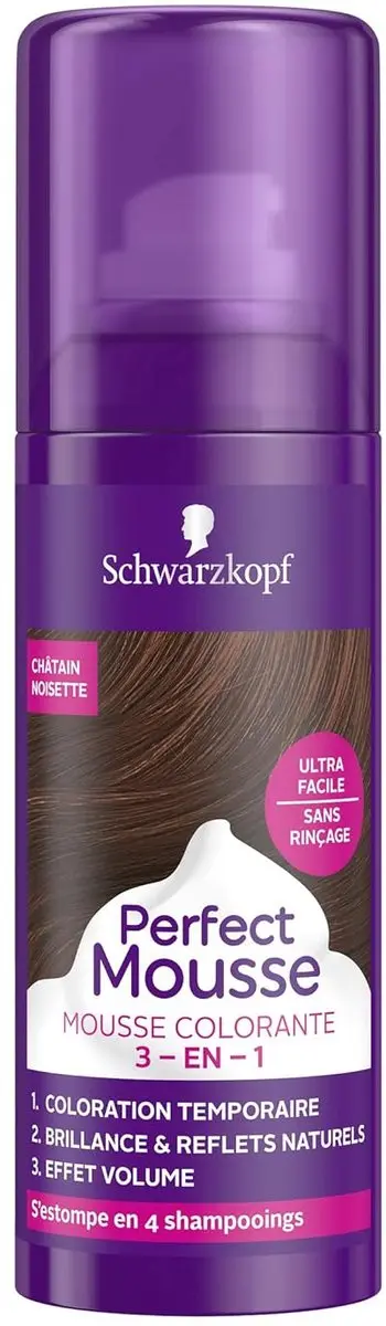 Schwarzkopf Perfect Mousse Kastanjebruin 120ml - 2 Stuks