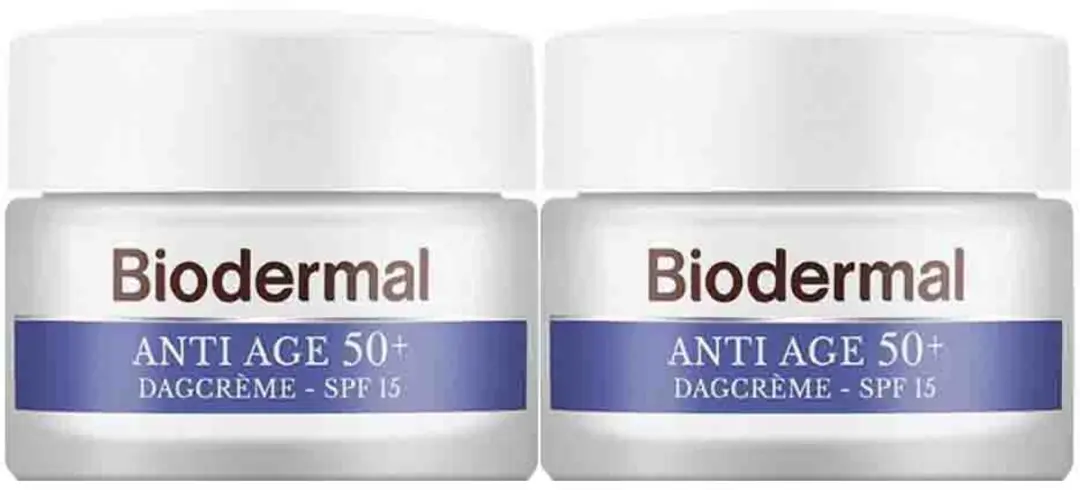 Biodermal Dagcreme Anti-Age 50+ 2x50ml