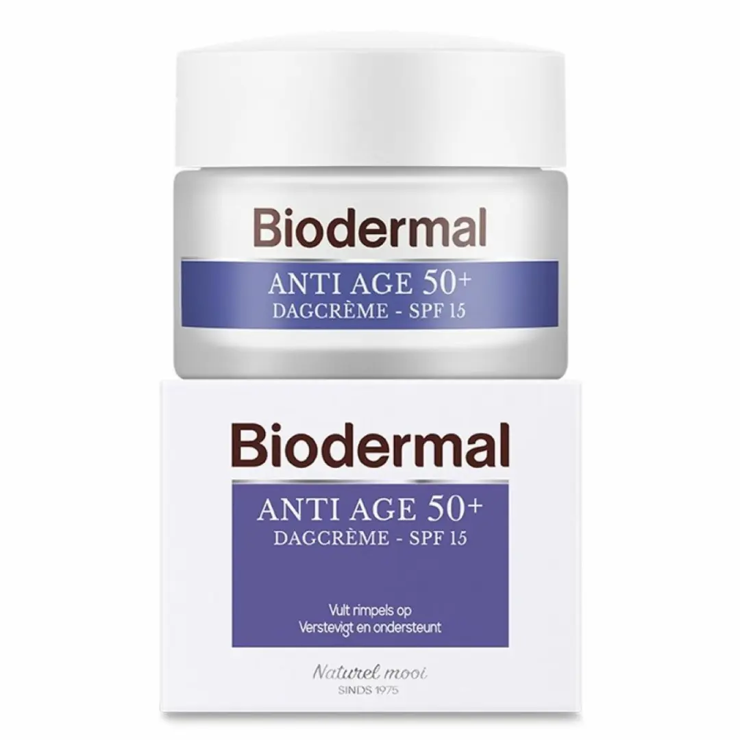 Biodermal Dagcreme Anti-Age 50+ 2x50ml