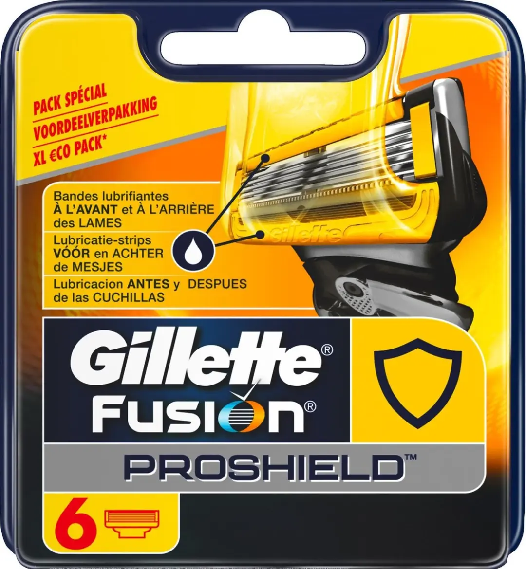 Gillette Fusion Proshield Scheermesjes - 6 Stuks