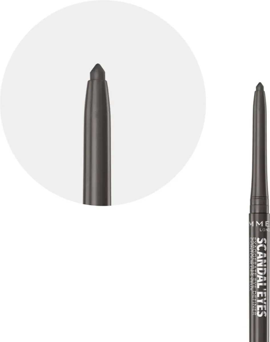 Rimmel London Eyeliner Exaggerate Smokey Grey - 3 Stuks
