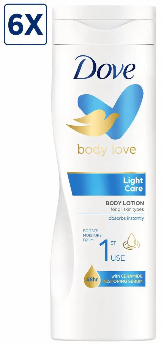 Dove Body Love Lotion Light Care 2400ml