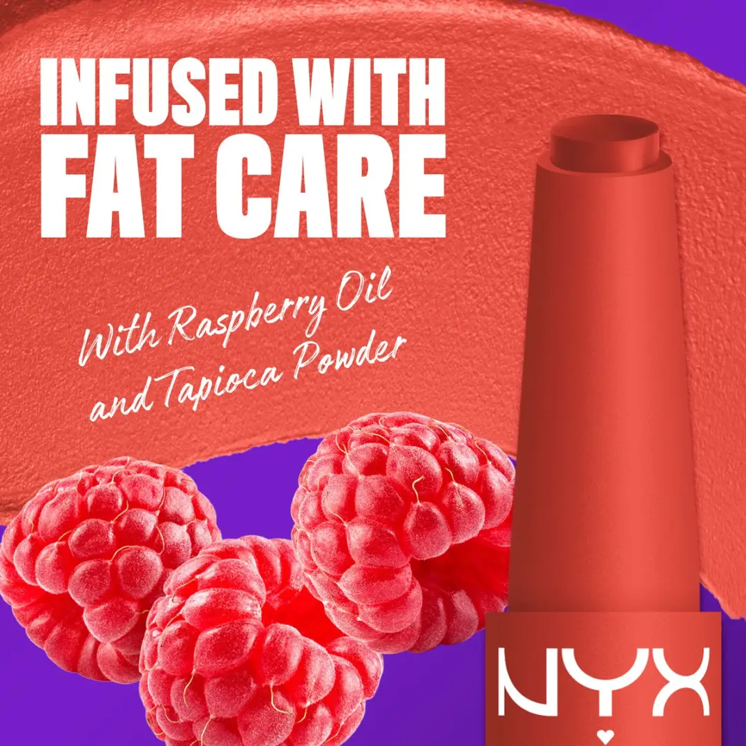 NYX Professional Makeup Fat Matte Lipstick Coral Cuddlin - 3.5g