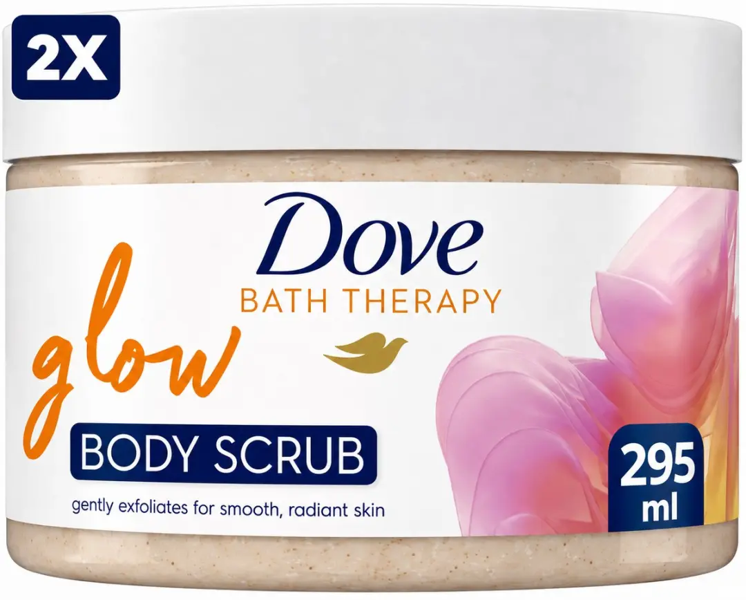 Dove Bath Therapy Glow Body Scrub 600ml