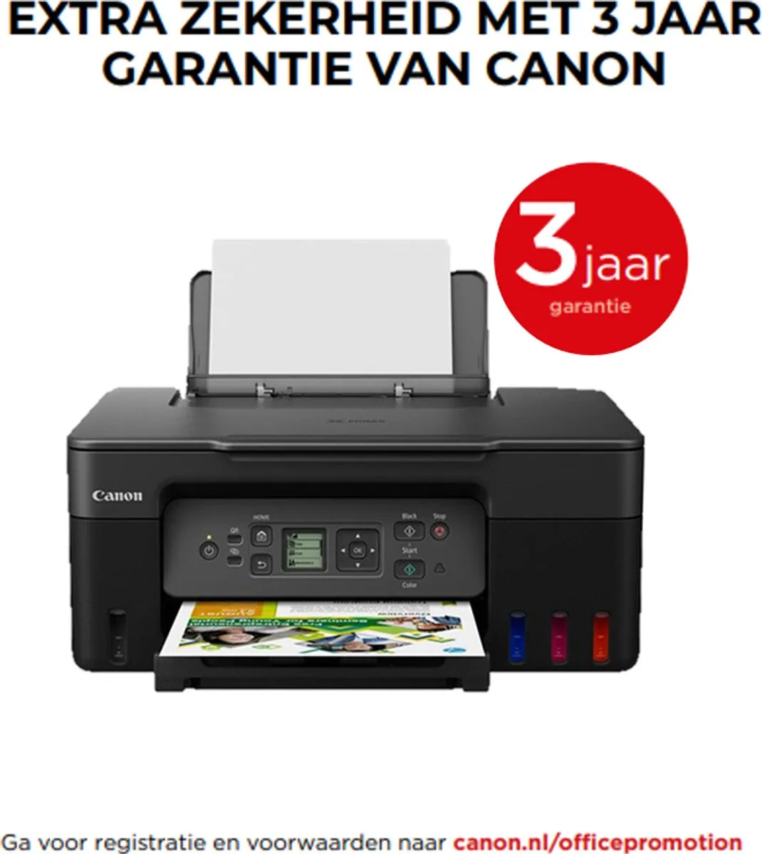 Canon PIXMA G3570 MegaTank Inkttankprinter - Zwart