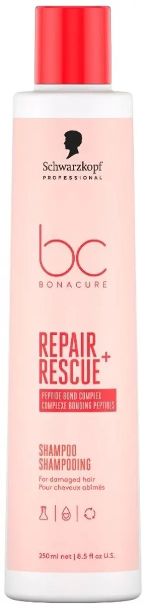Schwarzkopf BC Repair Rescue+ Shampoo 250ml