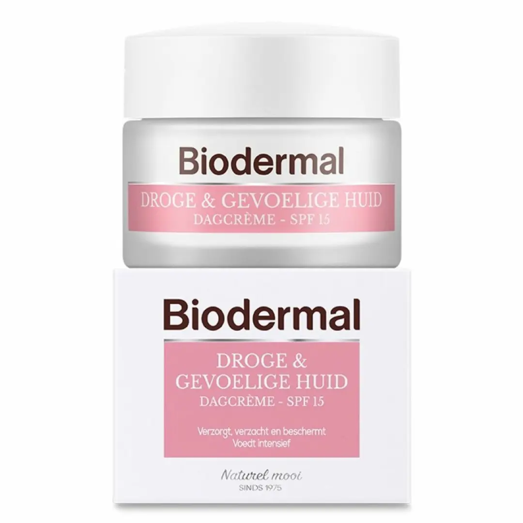 Biodermal Dagcrème Gevoelige Huid 2x50ml