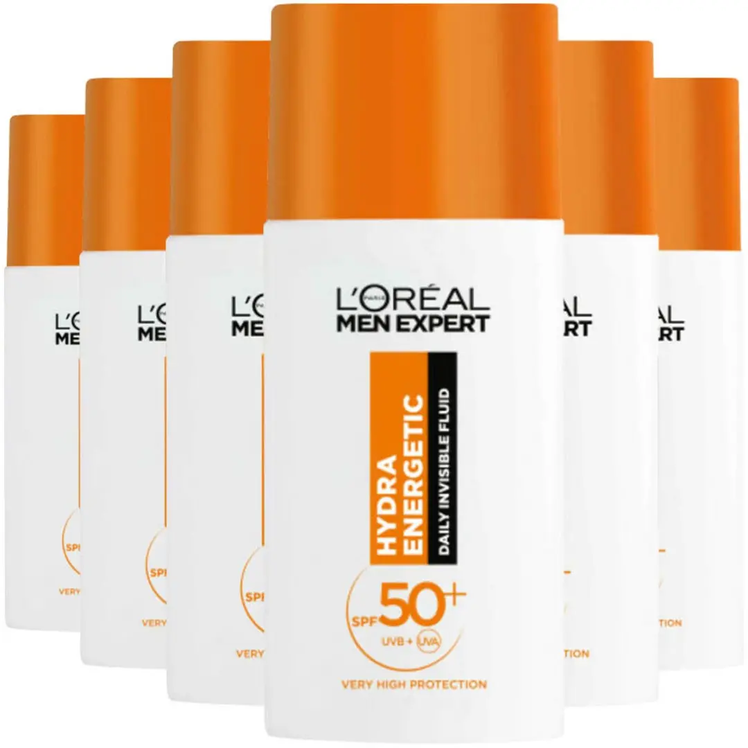 L'Oréal Paris Men Expert Hydra Energetic Dagcrème SPF50+ - 6x50ml - afbeelding 6 van 6