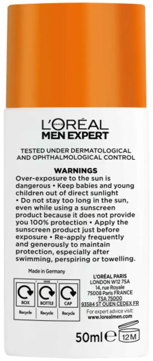 L'Oréal Paris Men Expert Hydra Energetic Dagcrème SPF50+ - 6x50ml