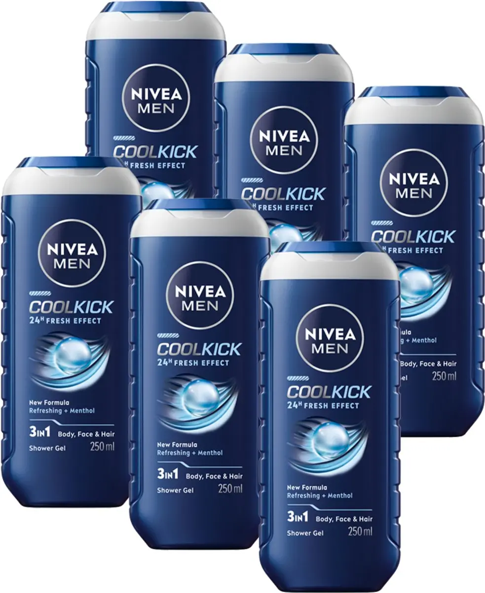 NIVEA MEN Cool Kick Douchegel 3-in-1