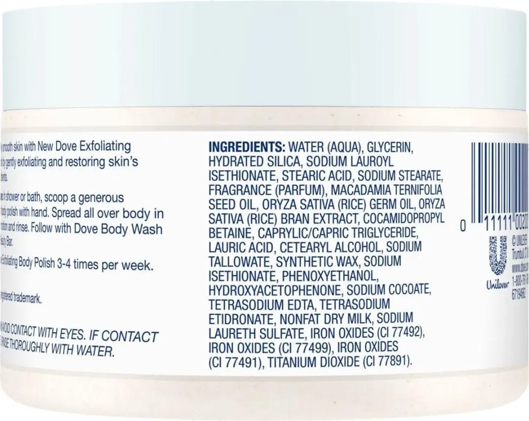 Dove Body Scrub Hydraterend 225ml