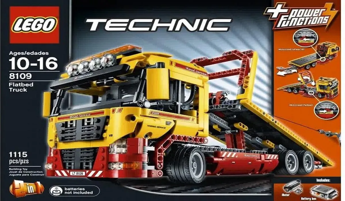 LEGO Technic Truck met Laadplatform 8109 - 1115 Stukken