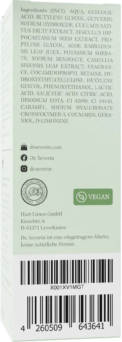 Severin Peeling-Serum AHA & BHA 30ml - afbeelding 6 van 6