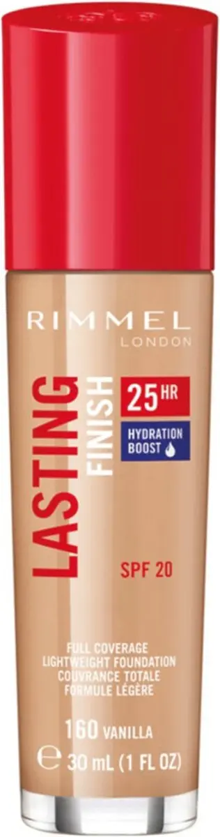 Rimmel London Lasting Finish Foundation 160 Vanilla - 30ml