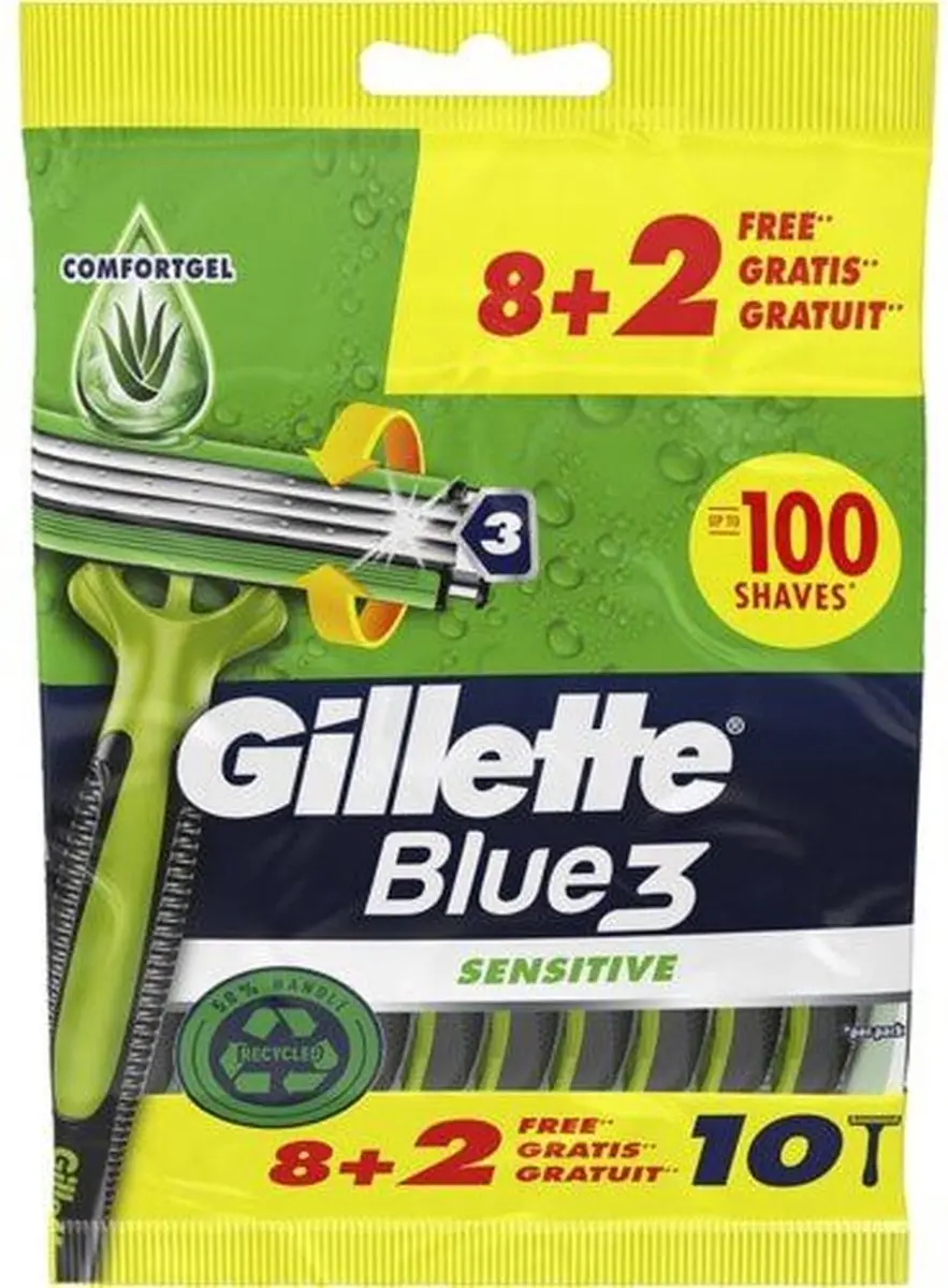 Gillette Blue 3 Sensitive Scheermesjes