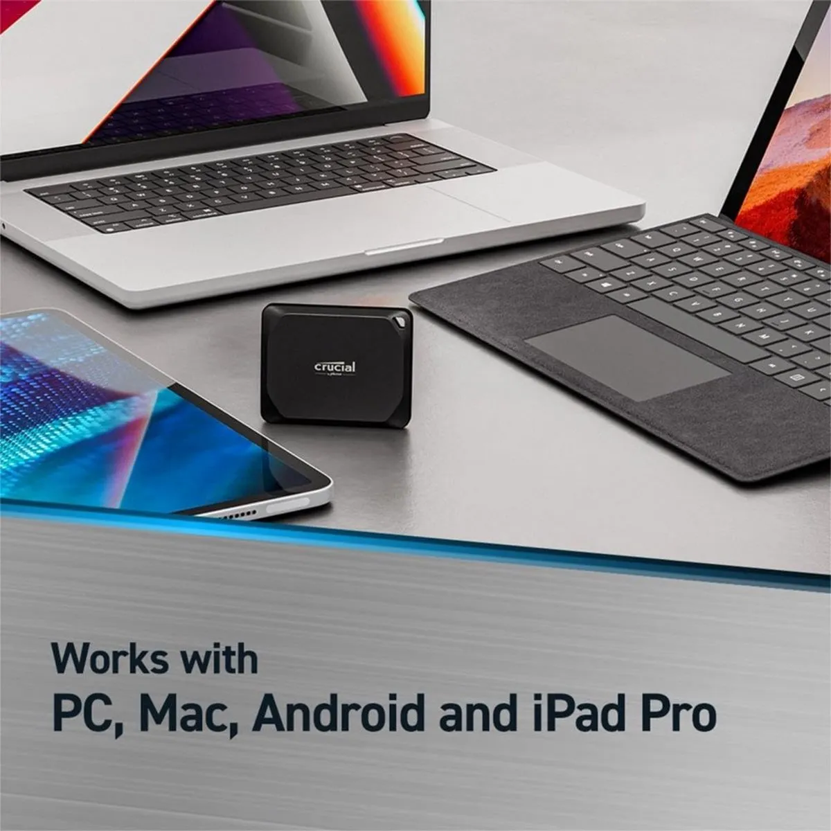 Crucial X10 Pro CT1000X10PROSSD9 SSD 1TB - Zwart