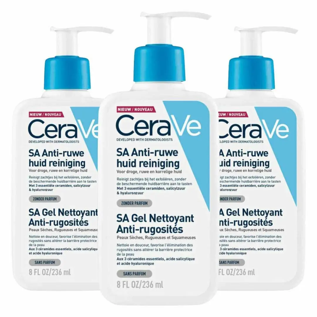 CeraVe SA Smoothing Cleanser 3x236ml
