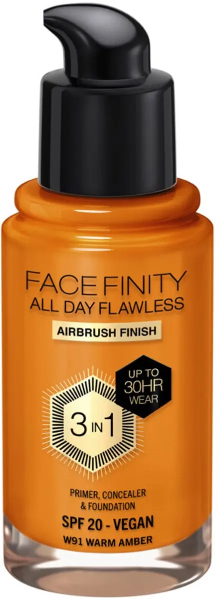 Max Factor Facefinity Foundation W91 Warm Amber
