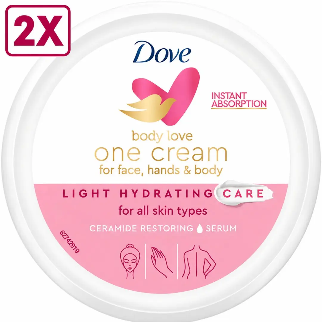 Dove Body Love One Cream Light Bodycrème 500ml