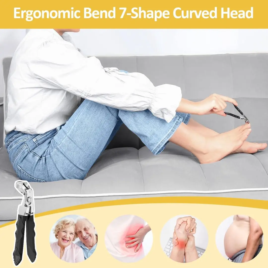 Ecteatoy Professionele Teennagelknipper RVS - Incl. vijl & opbergtas - 3 Stuks
