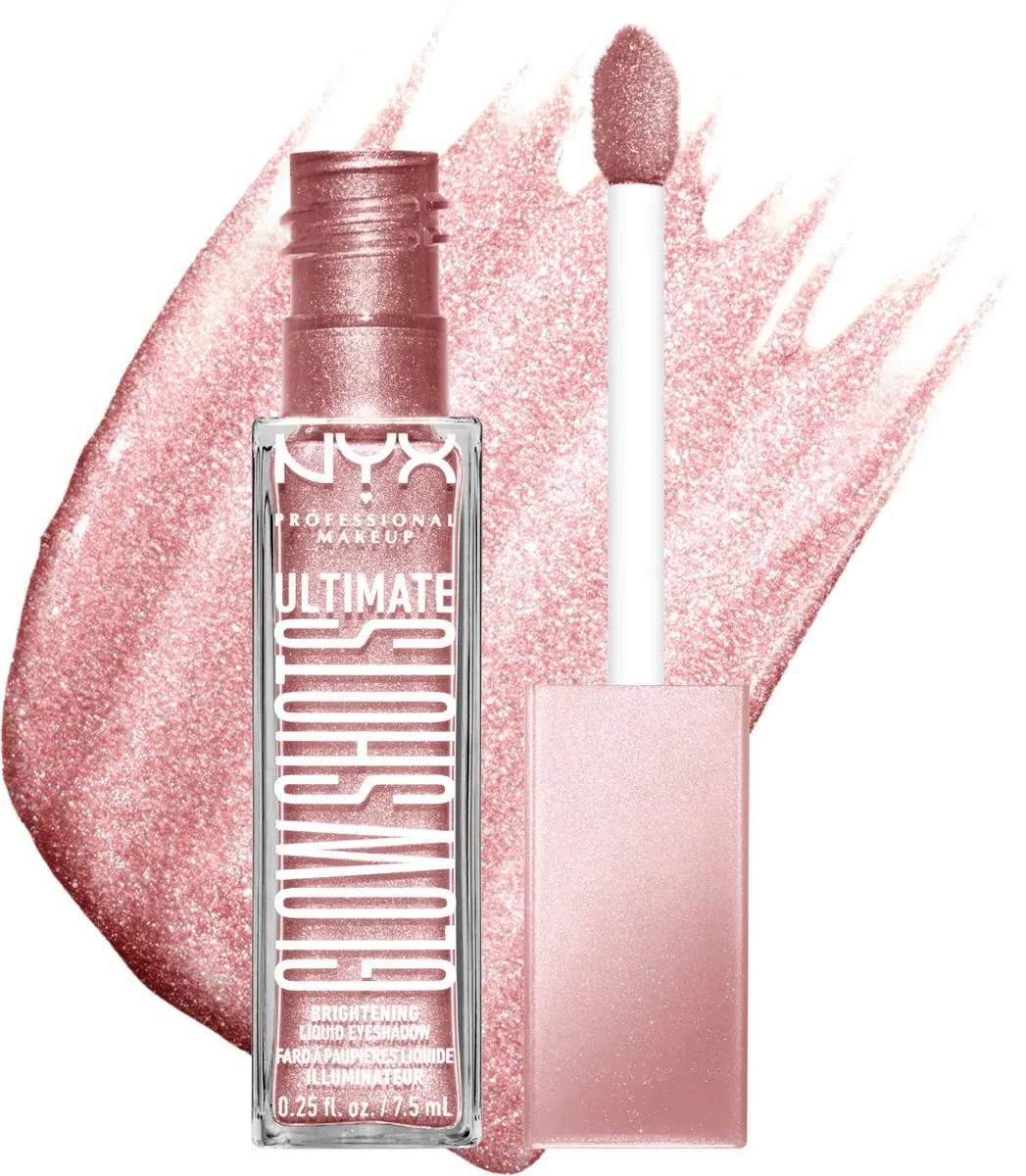 NYX Ultimate Glow Shots Vloeibare Oogschaduw 7.5ml - Grapefruit Glow