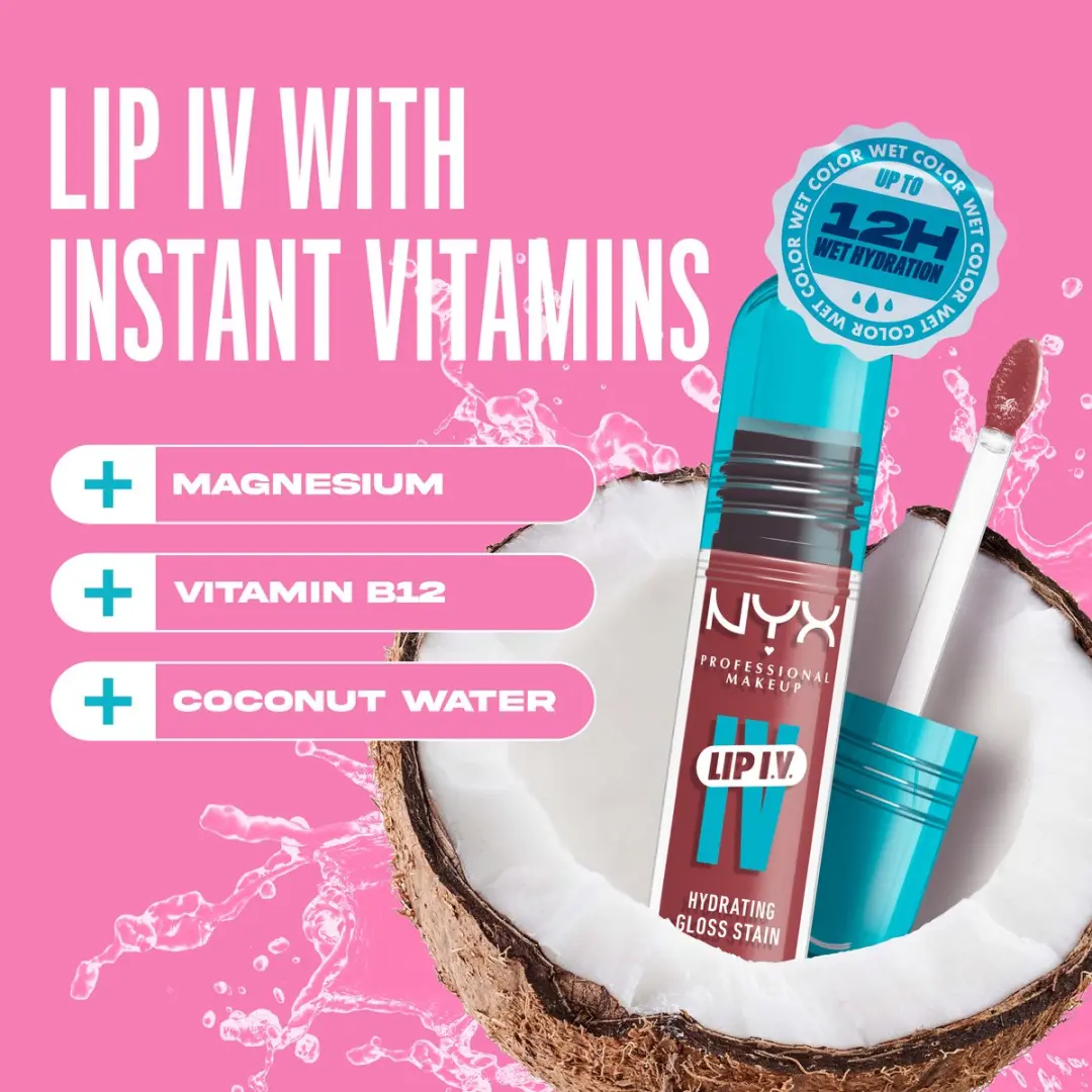 NYX Professional Makeup Lip IV Petal Pourin Lipgloss 5ml